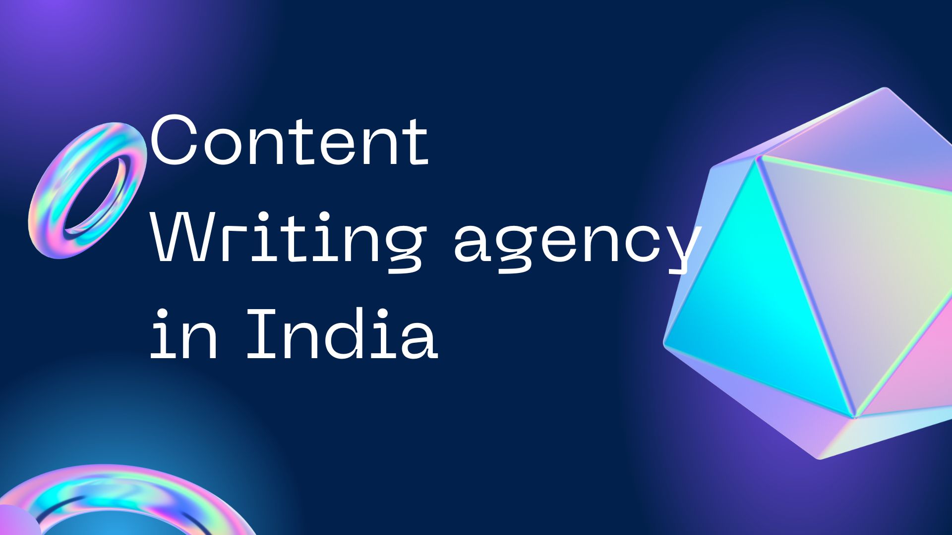 Content Writing Agency in India | Premium writing services
