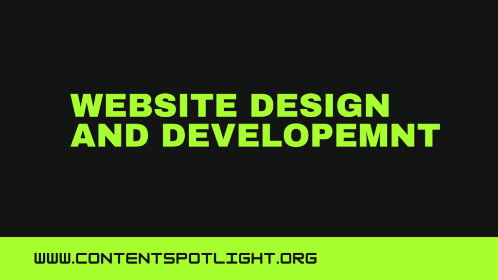 Website and development