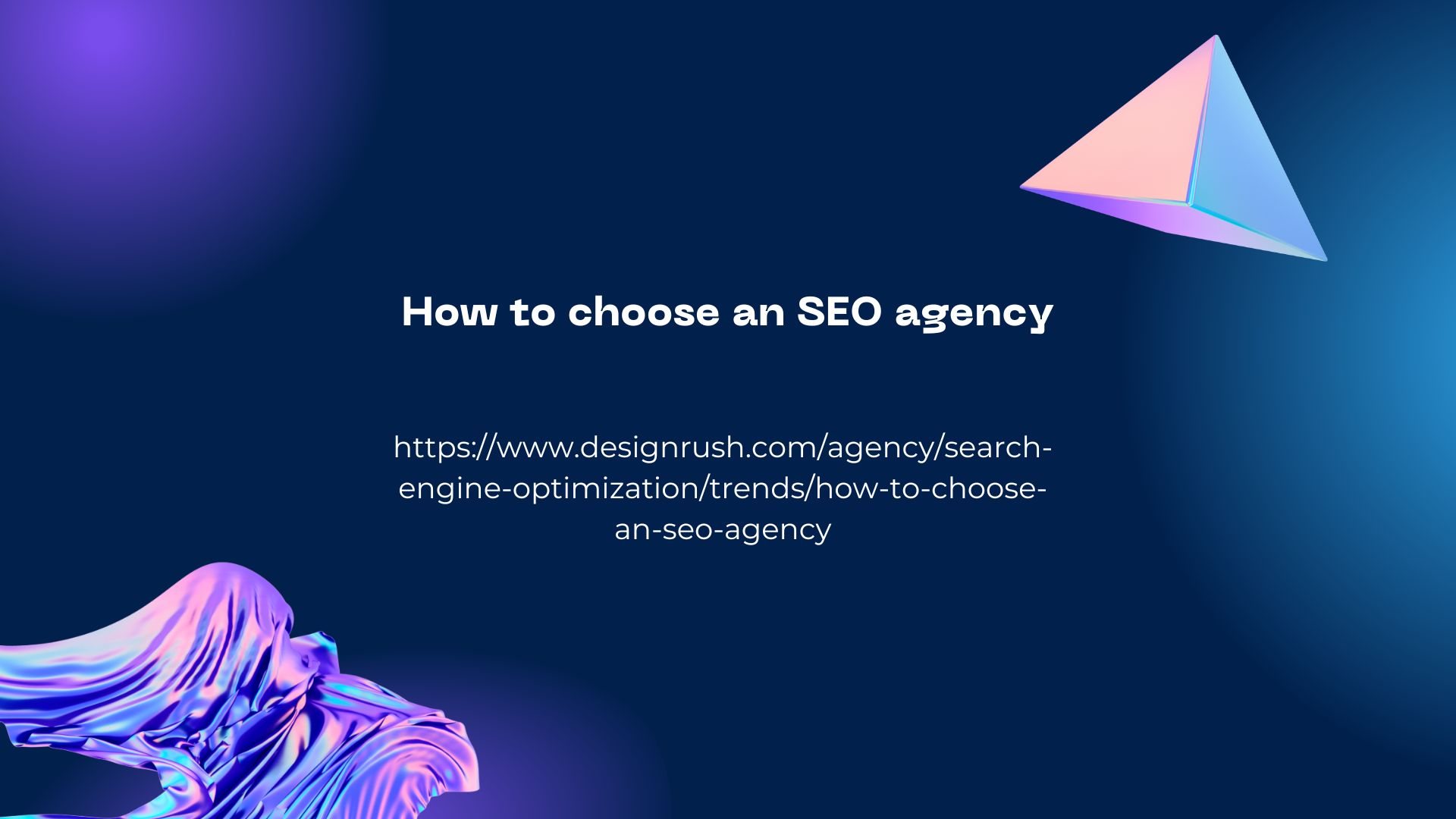 How to choose an SEO agency